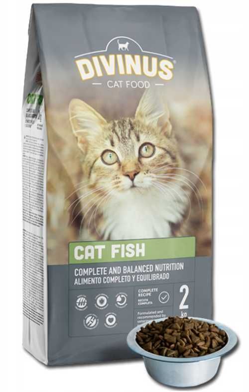 Sucha karma dla kota Divinus Fish 2 kg
