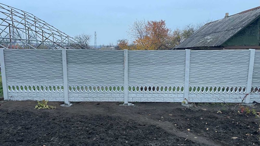 Європаркан, Єврозабор, Бетонний паркан, Огорожа, Забор, Ворота, Фіртка