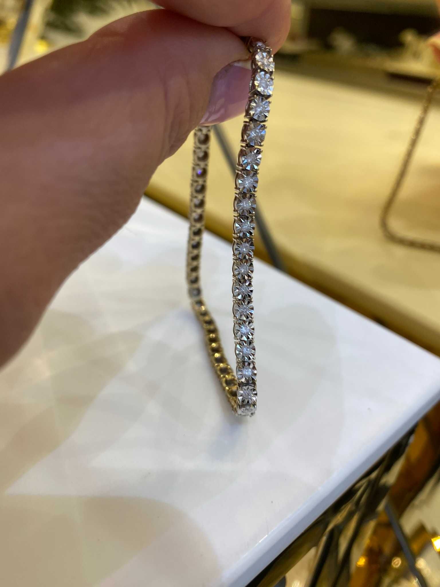 Bransoletka z diamentami 1.00 CT