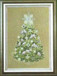 схема для вышивки Mirabilia Новогодняя елка 2007 Christmas Tree 2007