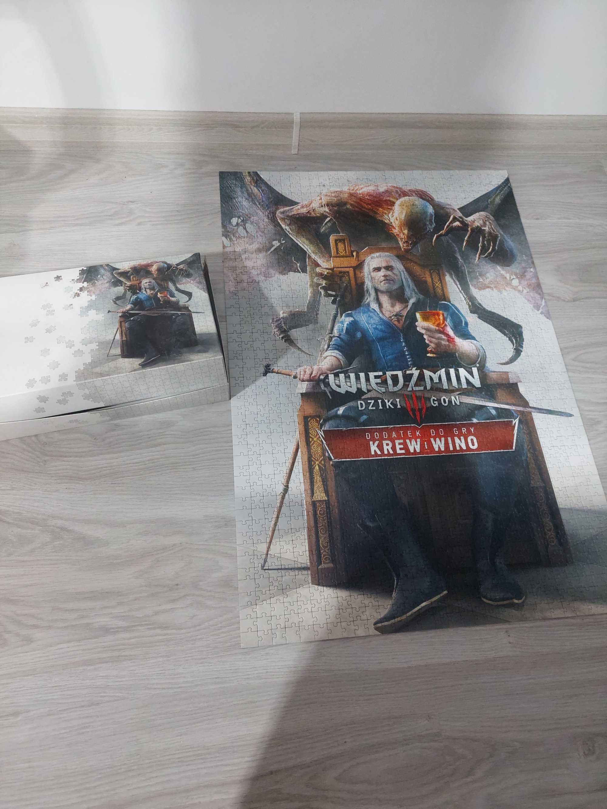 Puzzle wiedźmin 3 krew i wino