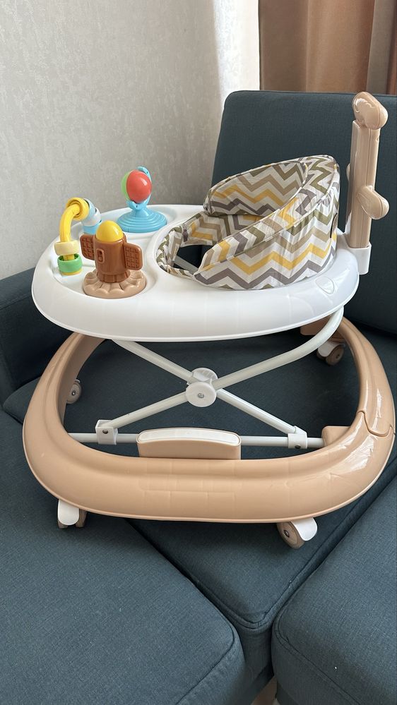 Ходунки 3 в 1 Carrello Eterno CRL-9607 Beige