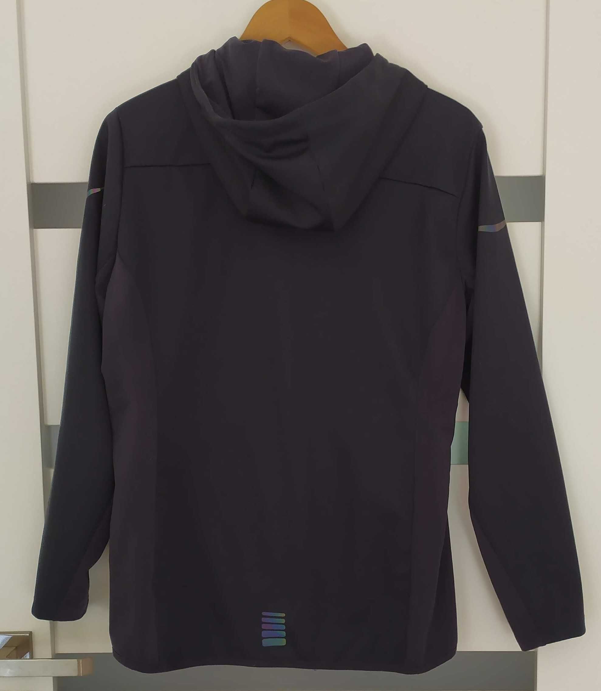 Active touch czarna kurtka do biegania softshell Aldi M