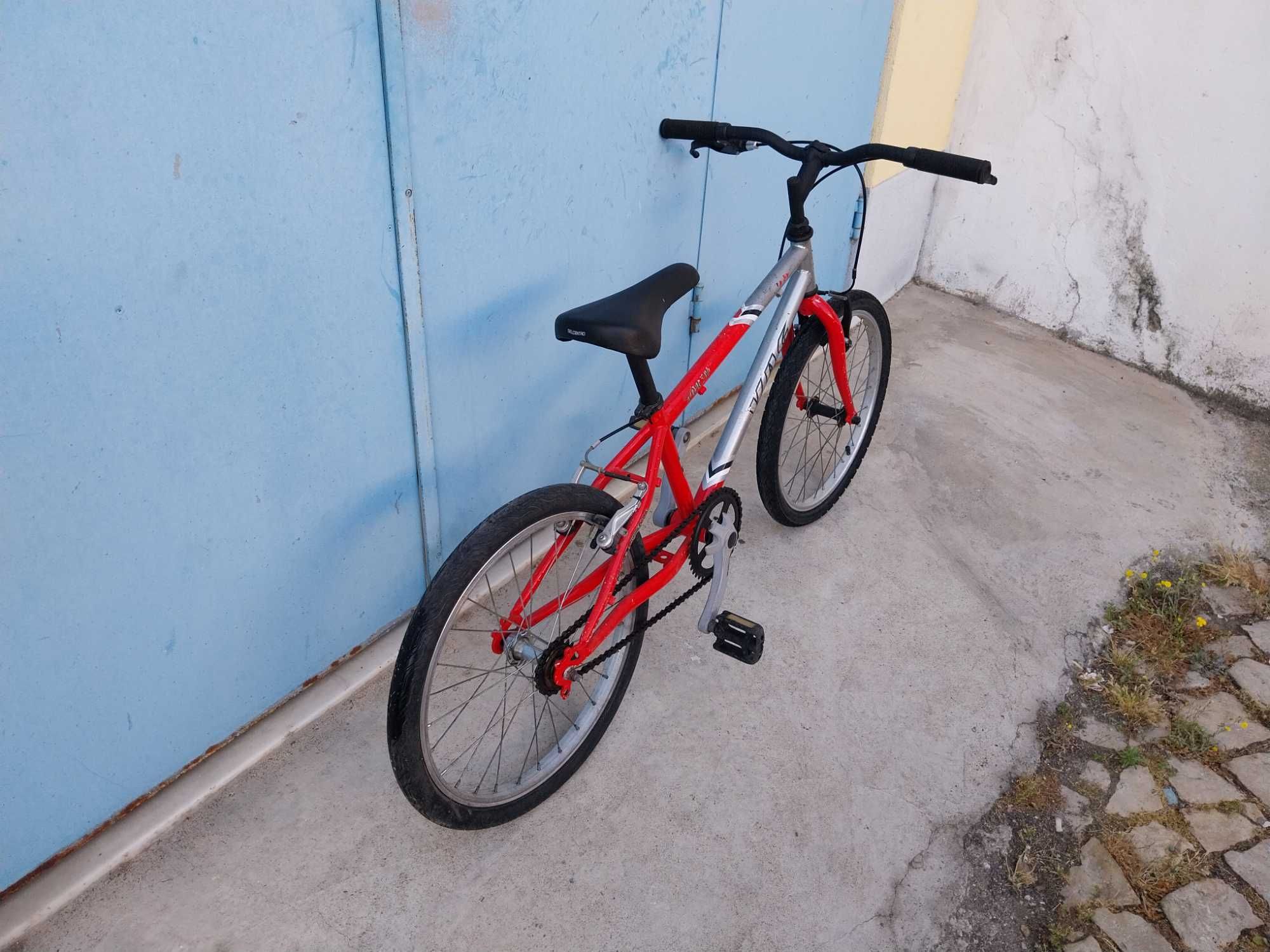 Bicicleta roda 20 para 5 a 10 anos de idade