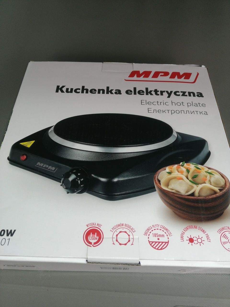 Kuchenka elektryczna turystyczna, przenosna