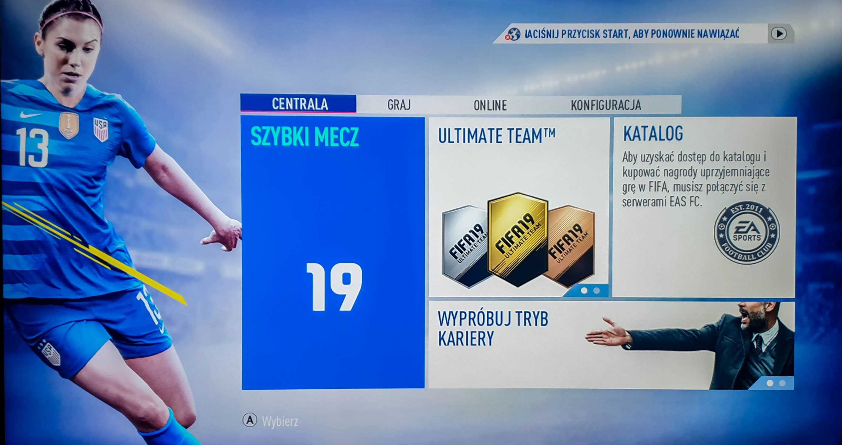 Gra Fifa 19 Xbox 360 2xPL stan Bardzo Dobry