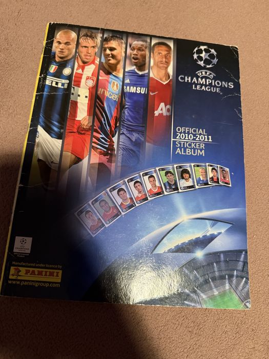 Album Panini UEFA Champions League 2010/2011 naklejki