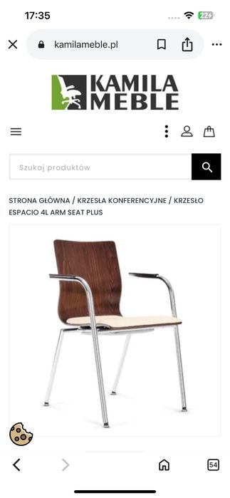 Krzesła/ krzesło biurowe ESPACIO 4L ARM seat plus