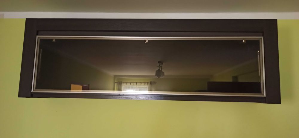 witryna wisząca szklana Black Red White