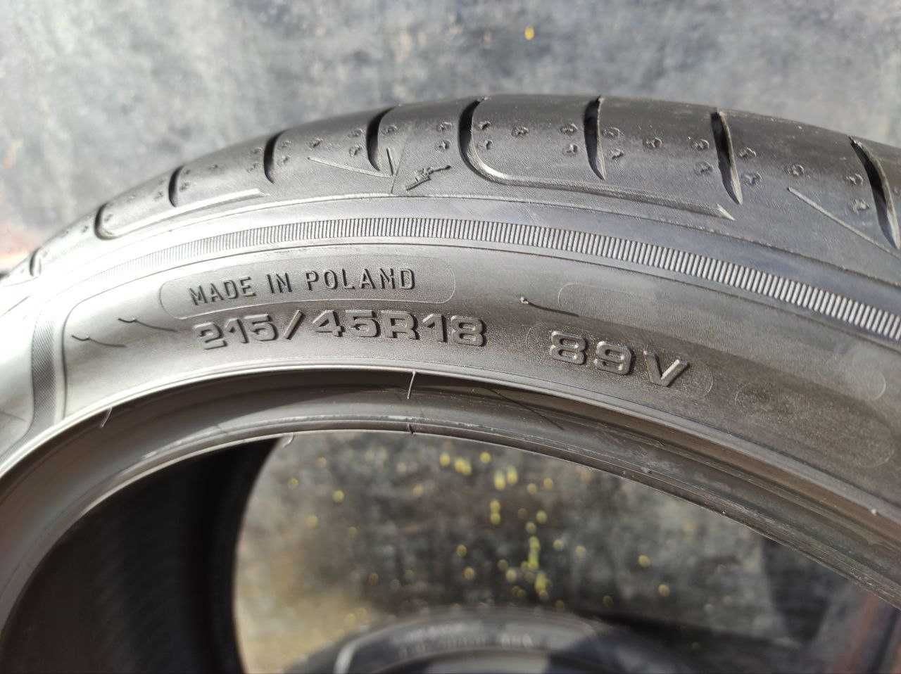 GoodYear Eagle F1 Asymmetric 3 215/45r18 20год, пара 6мм пара 7,3мм,