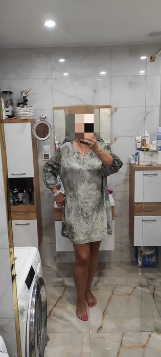 Super zwiewna sukienka 46-48. Wiskoza