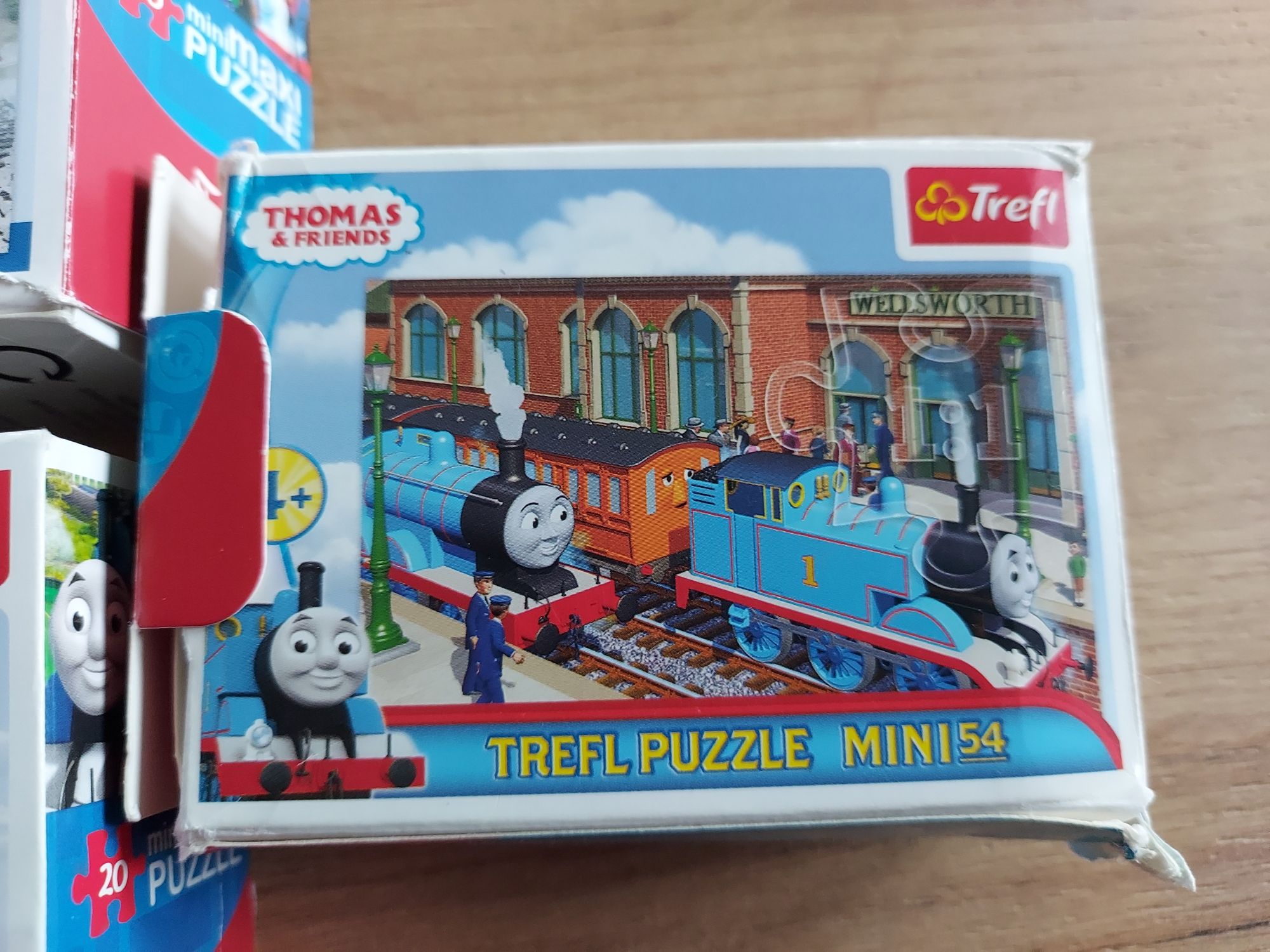 Puzzle mini 3 pudełka Tomek i Przyjaciele