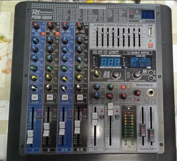 Mikser 6 kanałowy Power Dynamics PDM-S604, stan bardzo dobry