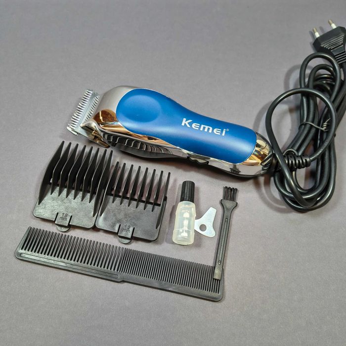 Тиха і потужна машинка для грумінгу собак і кішок нова Kemei 20Ват
