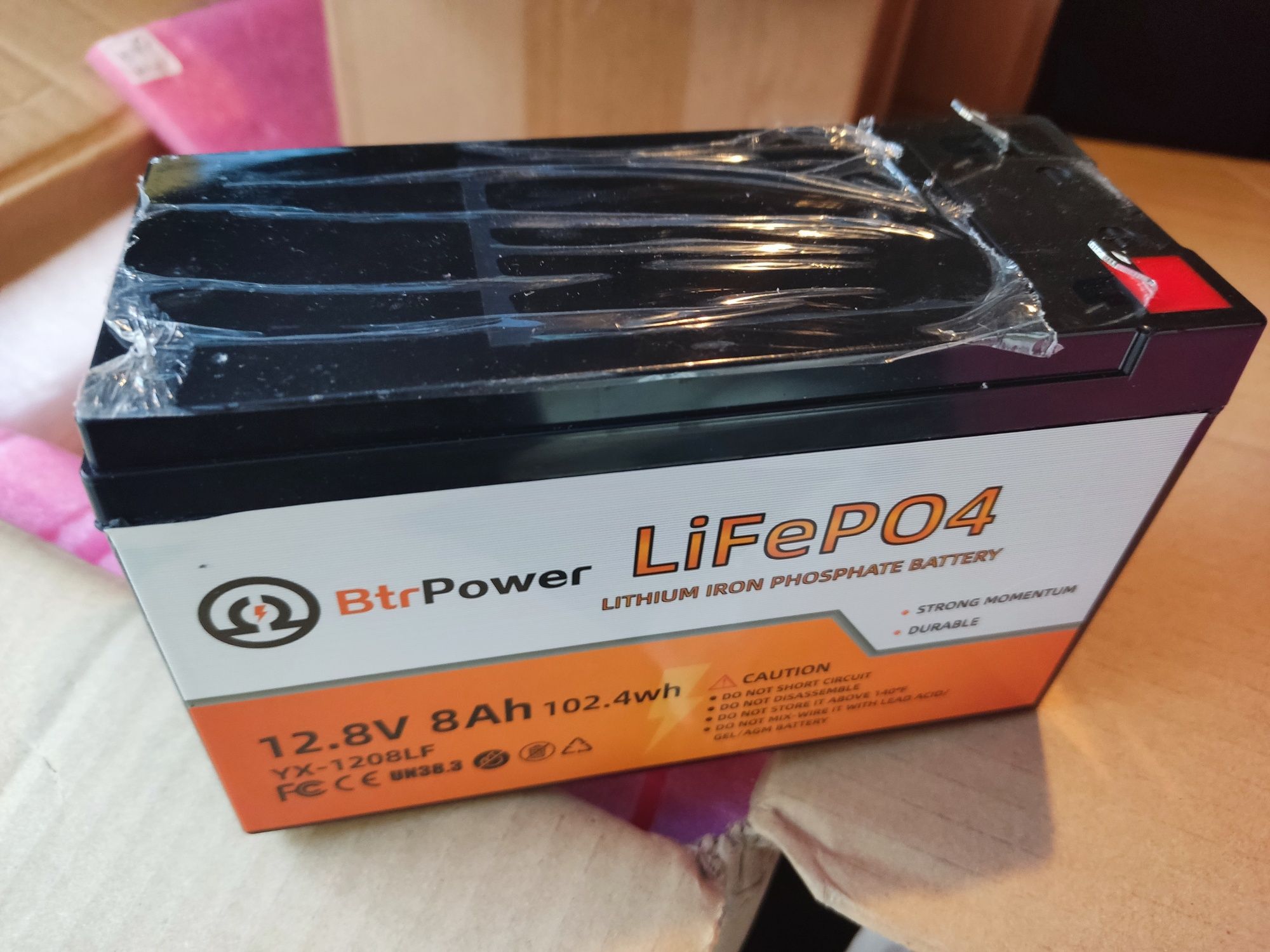 Аккумулятор Lifepo4 12V 8Ah для ИБП