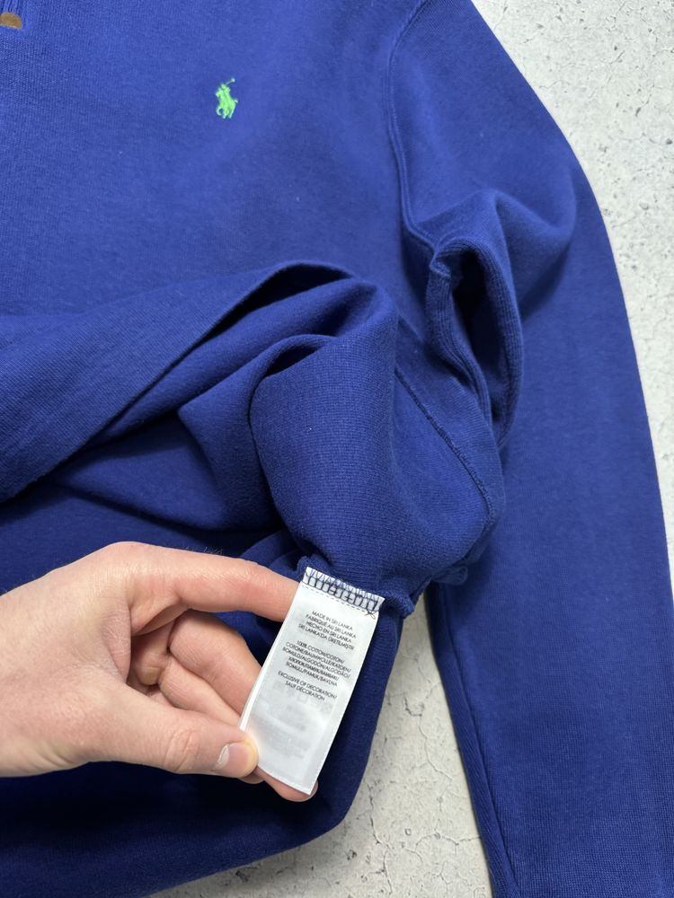 Новая Кофта Свитер 1/4 Зип Polo Ralph Lauren Оригинал XL