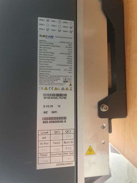 Sprzedam Falownik Sofar 5.5kw