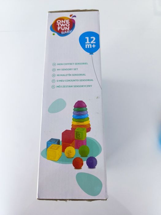 One Two Fun Zestaw Sensoryczny Kule Kostki Cyferki Onetwofun