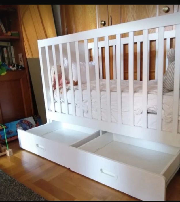 Berço bebé convertivel em cama de criança