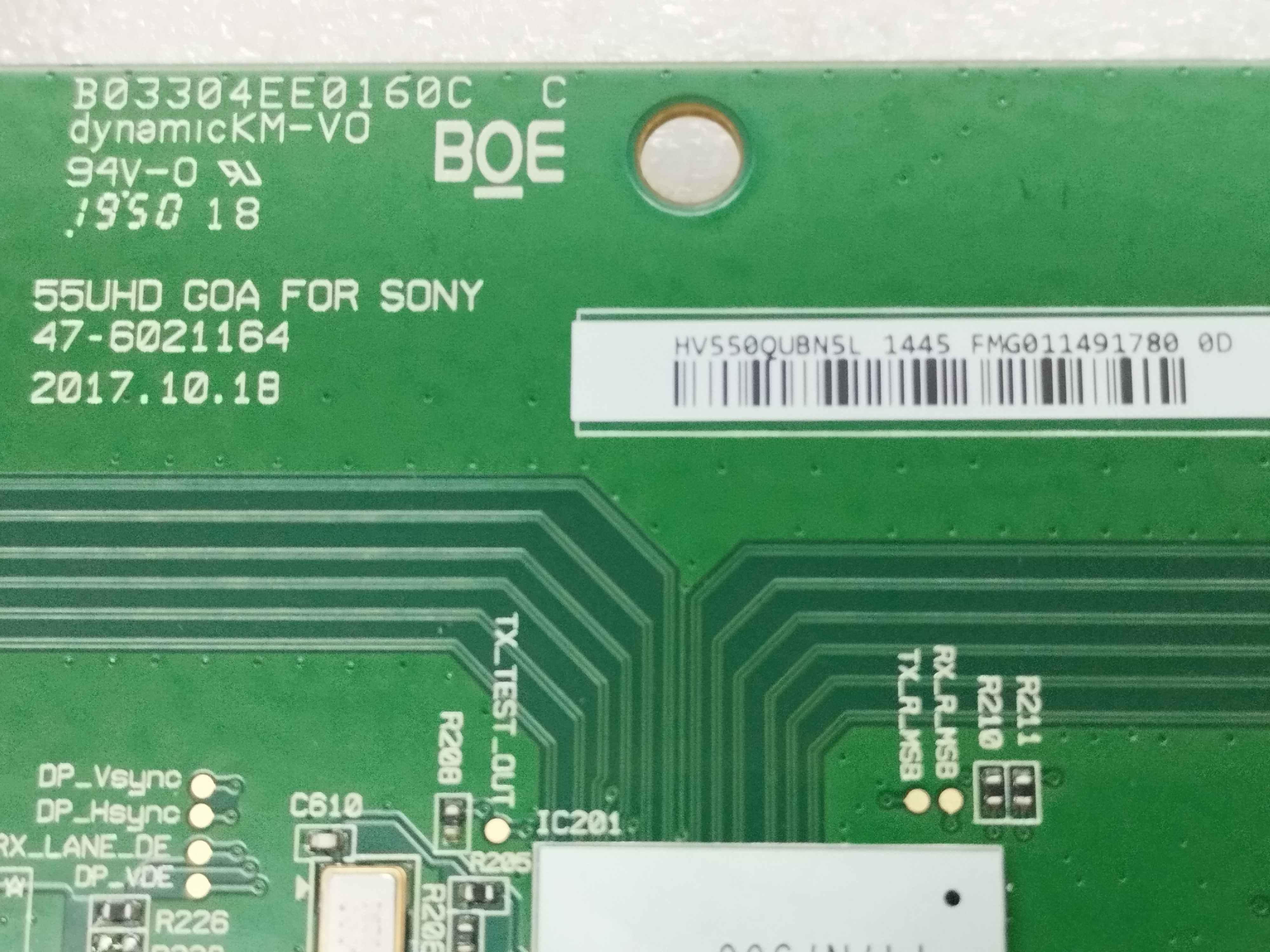 Placa T-Con Sony KD-55XG8096
