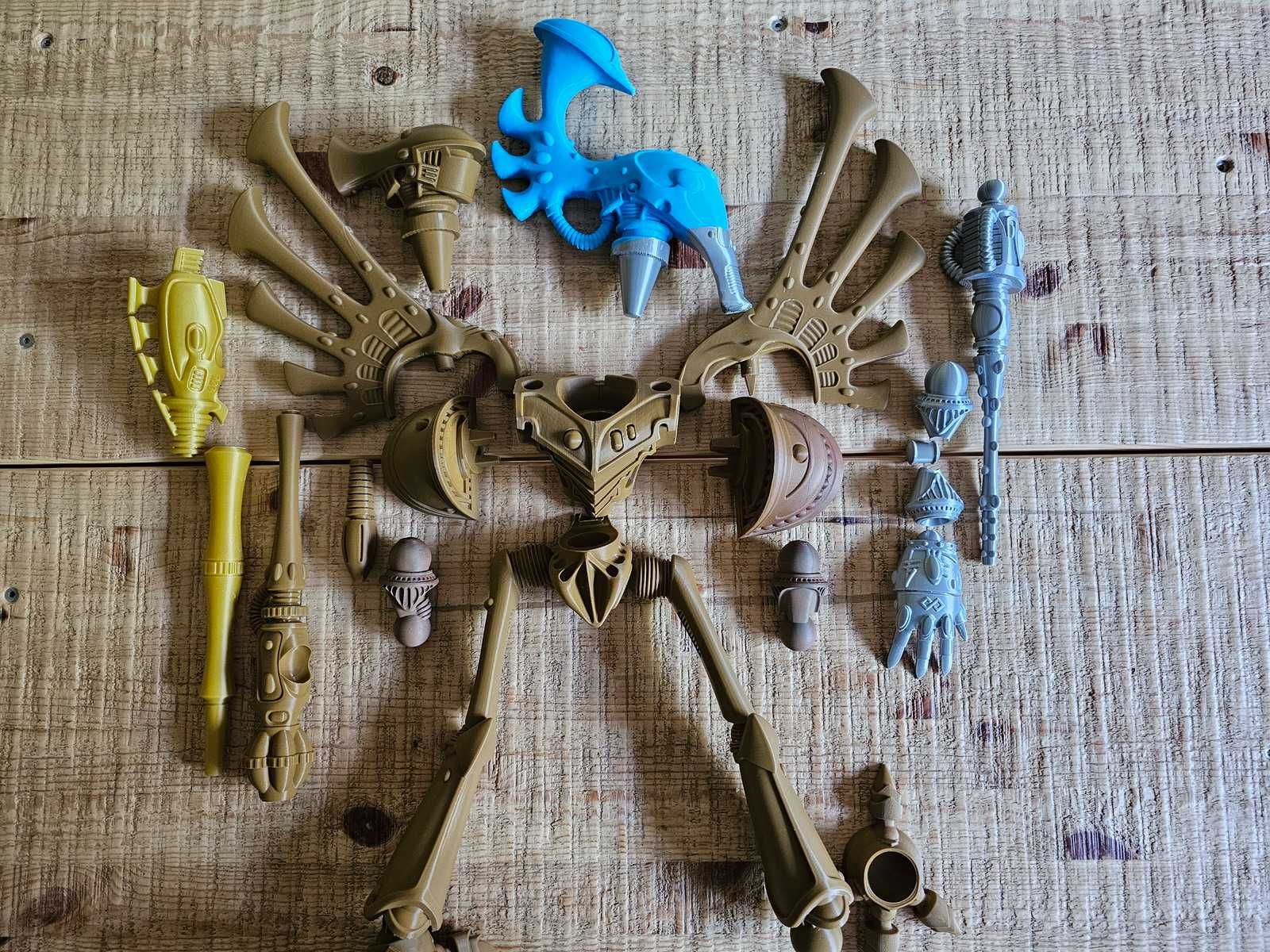 Eldar Phantom Tytan plus Warlock Tytan, cztery bronie - Warhammer 40k