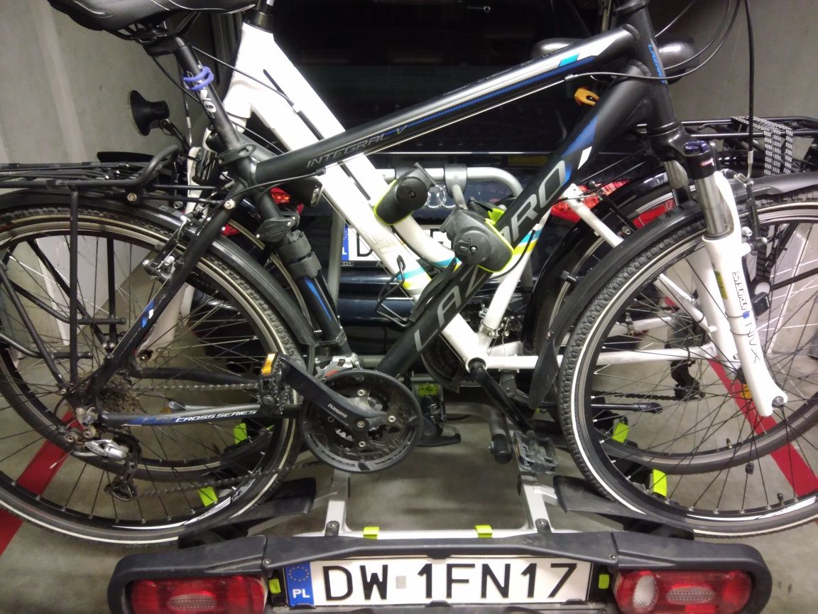 Bagażnik rowerowy na hak 3 rowery wynajem. Inter Pack Viking 3.