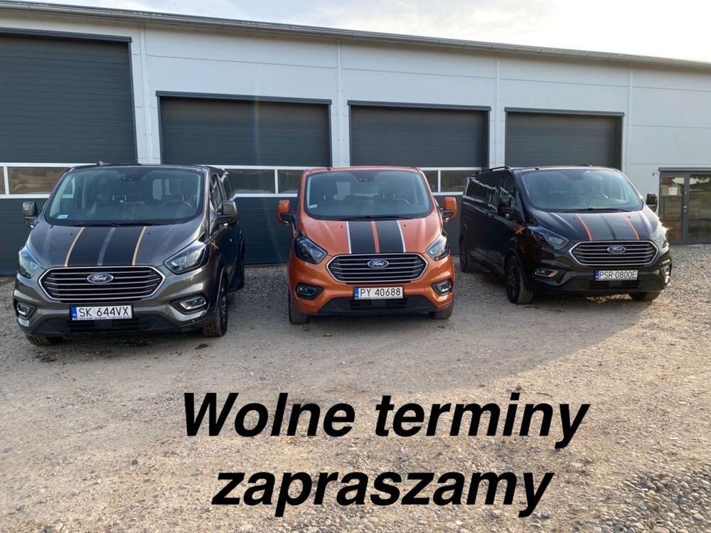 Wynajem wypożyczalnia Busów Auta osobowych Mercedes V Ford Tureno 8os.