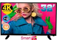 Телевизоры Samsung 32'' 4K UHDTV Smart TV,T2,IPTV Самсунг смарт32