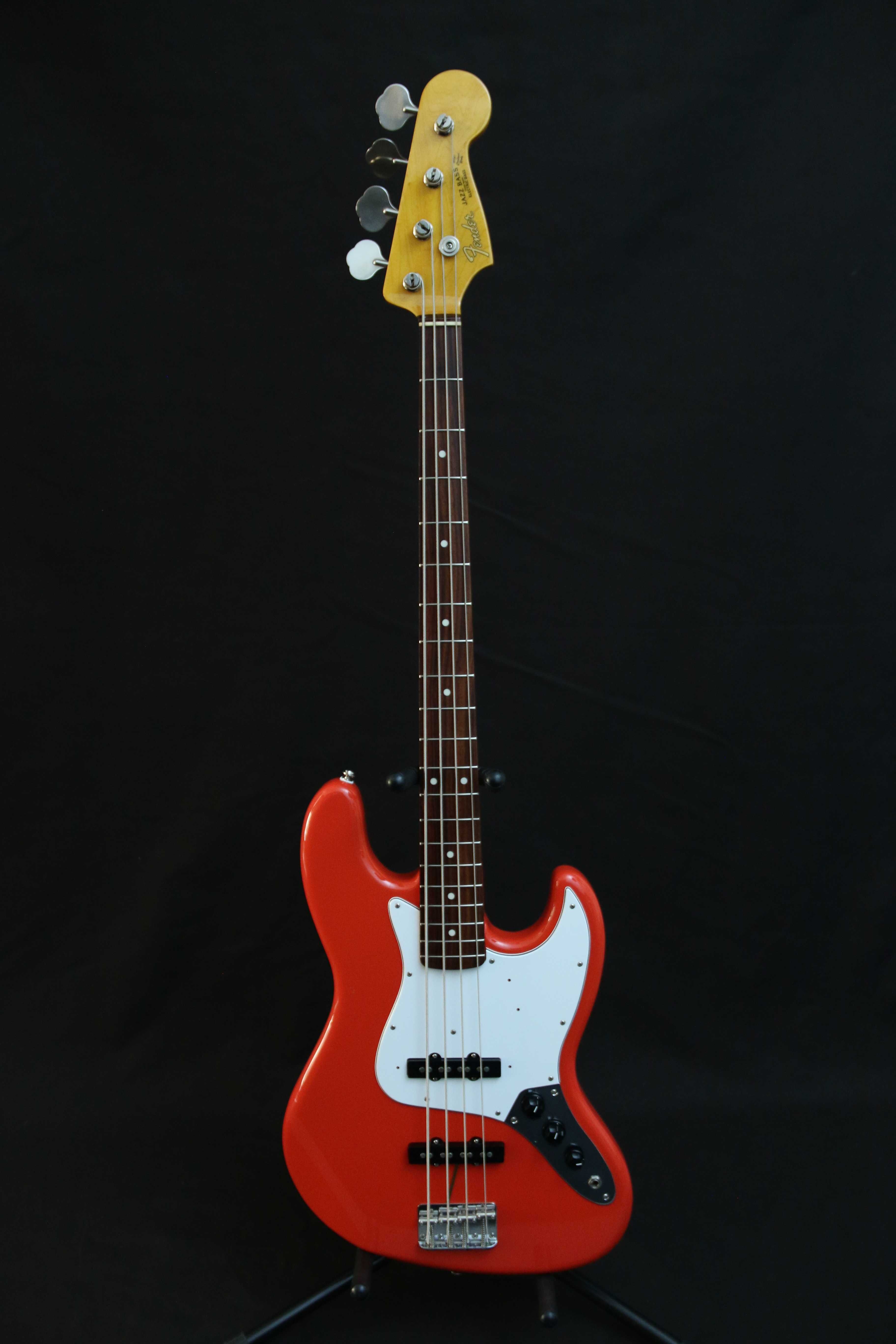Fender Jazz Bass JB-62 Fiesta Red Japan  - gitara basowa