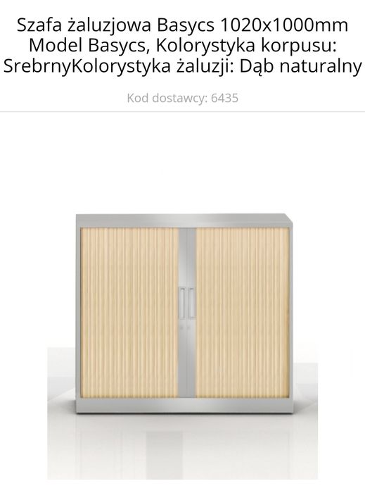 Zestaw 4 szaf biurowych (nowe)