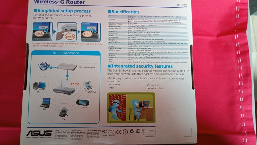 Router wireless-g RT-G32