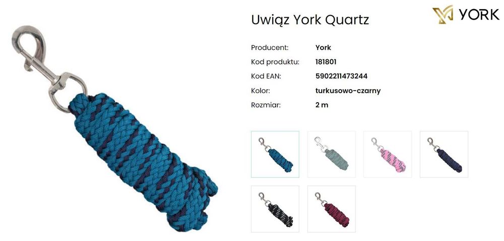 Uwiąz York Quartz różowy różowo-czarny 2m