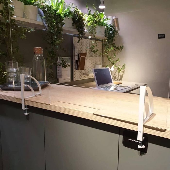 NOVAS Divisórias acrílicas ikea Anfallszon