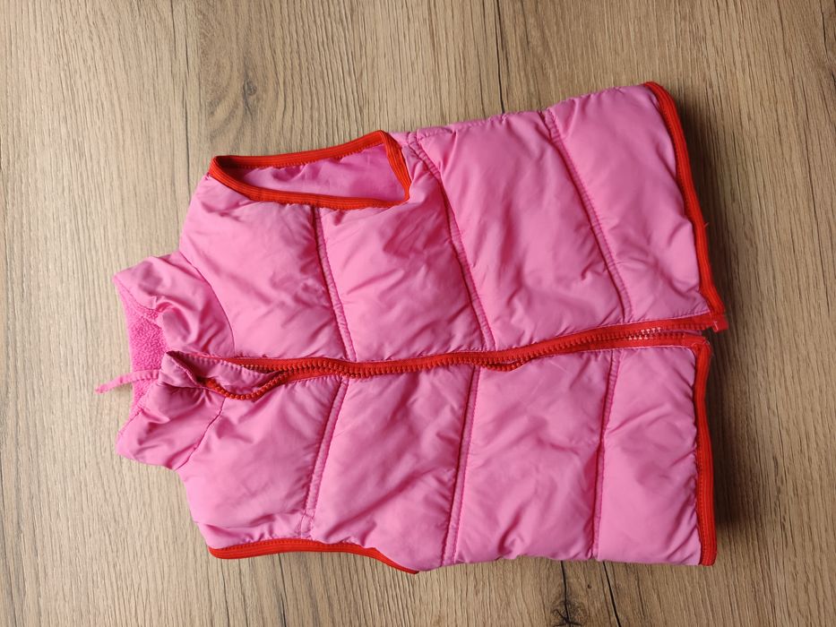 Kamizelka bezrękawnik dla dziewczynki r 86