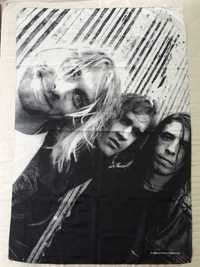 Duża flaga plakat Nirvana Kurt Cobain