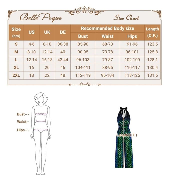 S Belle Poque  damski cekinowy kombinezon świąteczny bez rękawów z dek