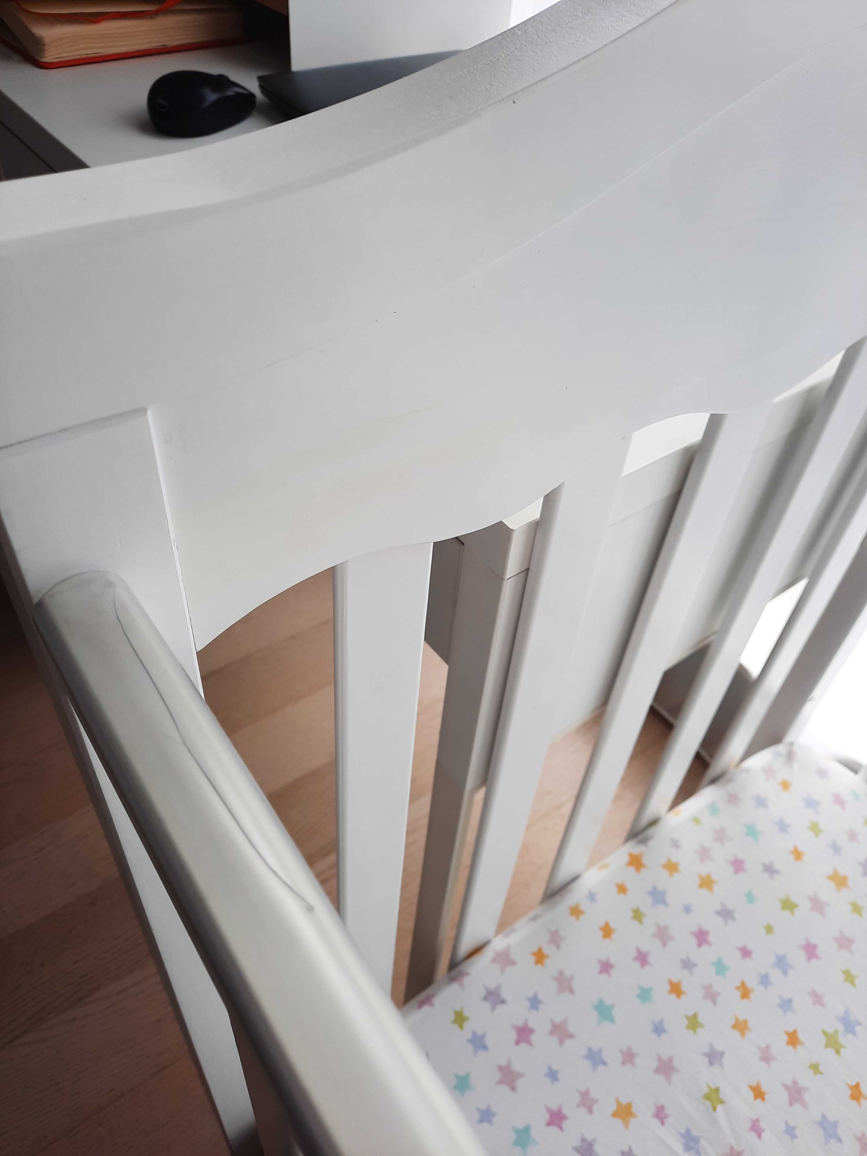 Łóżeczko dziecięce 60x120 drewniane super stan