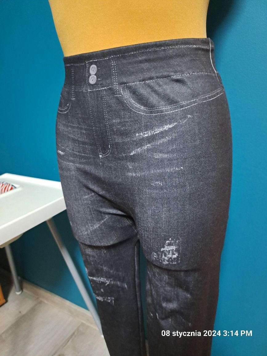 Legginsy ala jeansy xl xxl xxxl