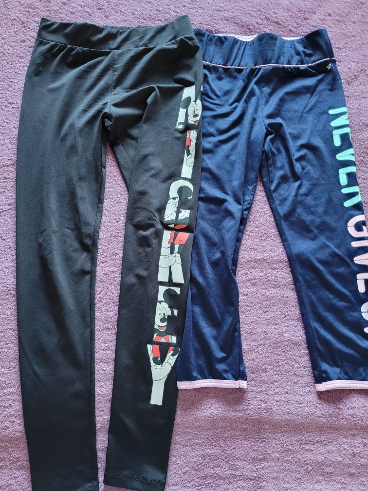 2 x leginsy 146 Mickey I Primark