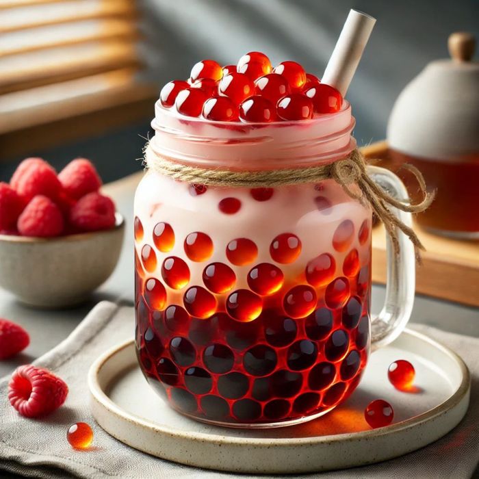 Бульбашки Bubble Tea Малина 1,8кг та 1,25кг Бабт Ті«Кокос»,Бабл Ти