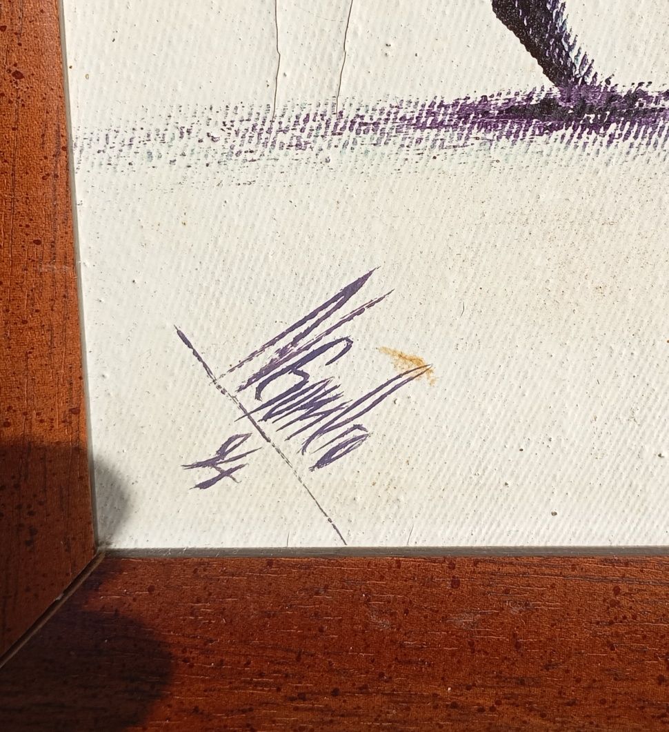 Pintura, motivo África.