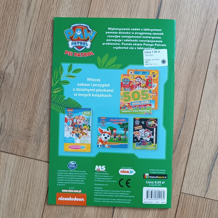 Książeczka dla dzieci Psi Patrol