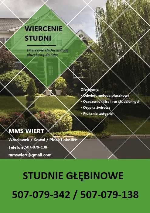 Wiercenie studni głębinowych