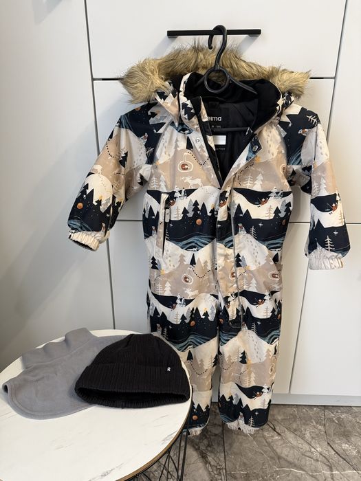 Комбінезон зимовий,шапка і манішка(снуд) Reima 98(+6)