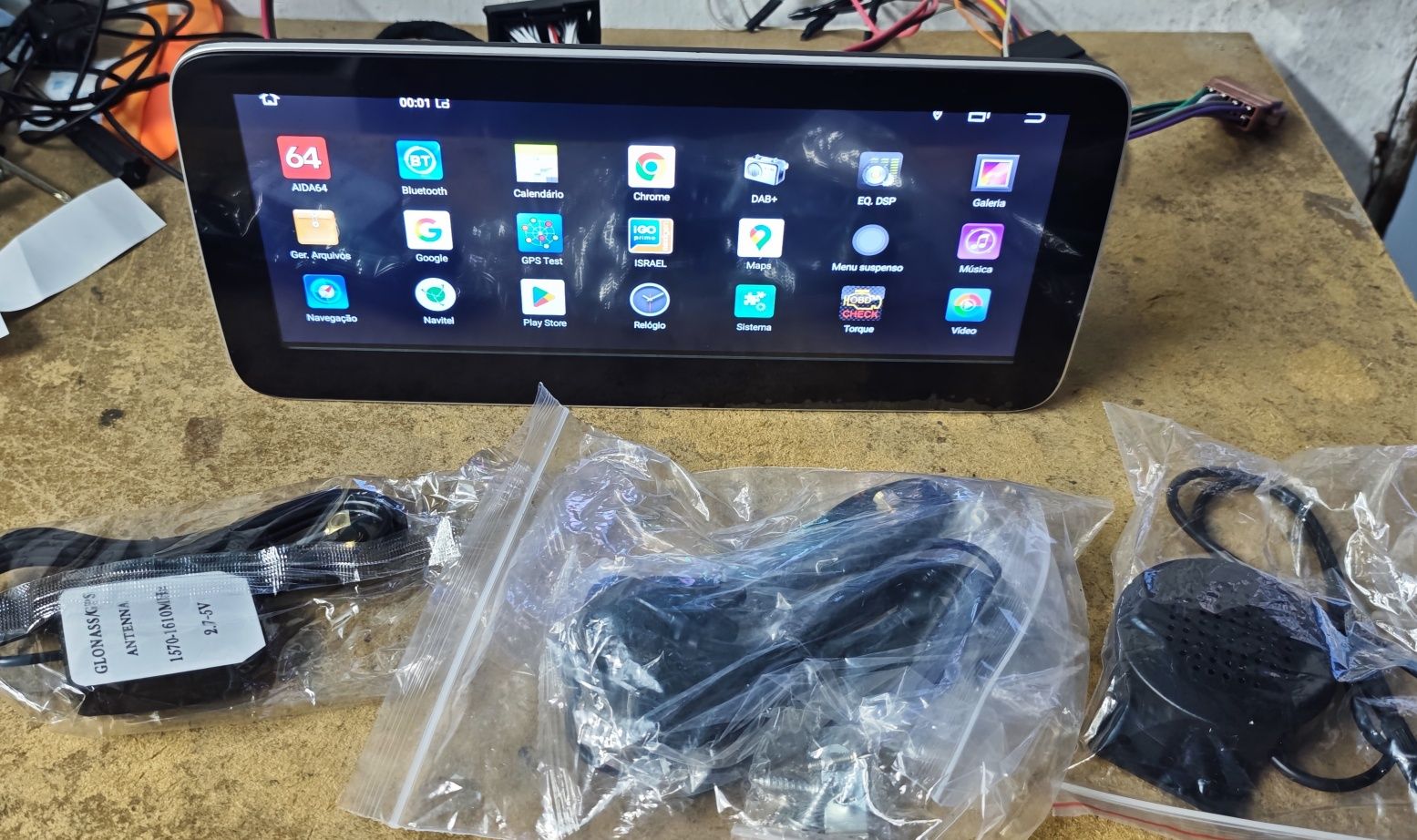Radio android Mercedes w212 NTG 4.0 com câmera, novo