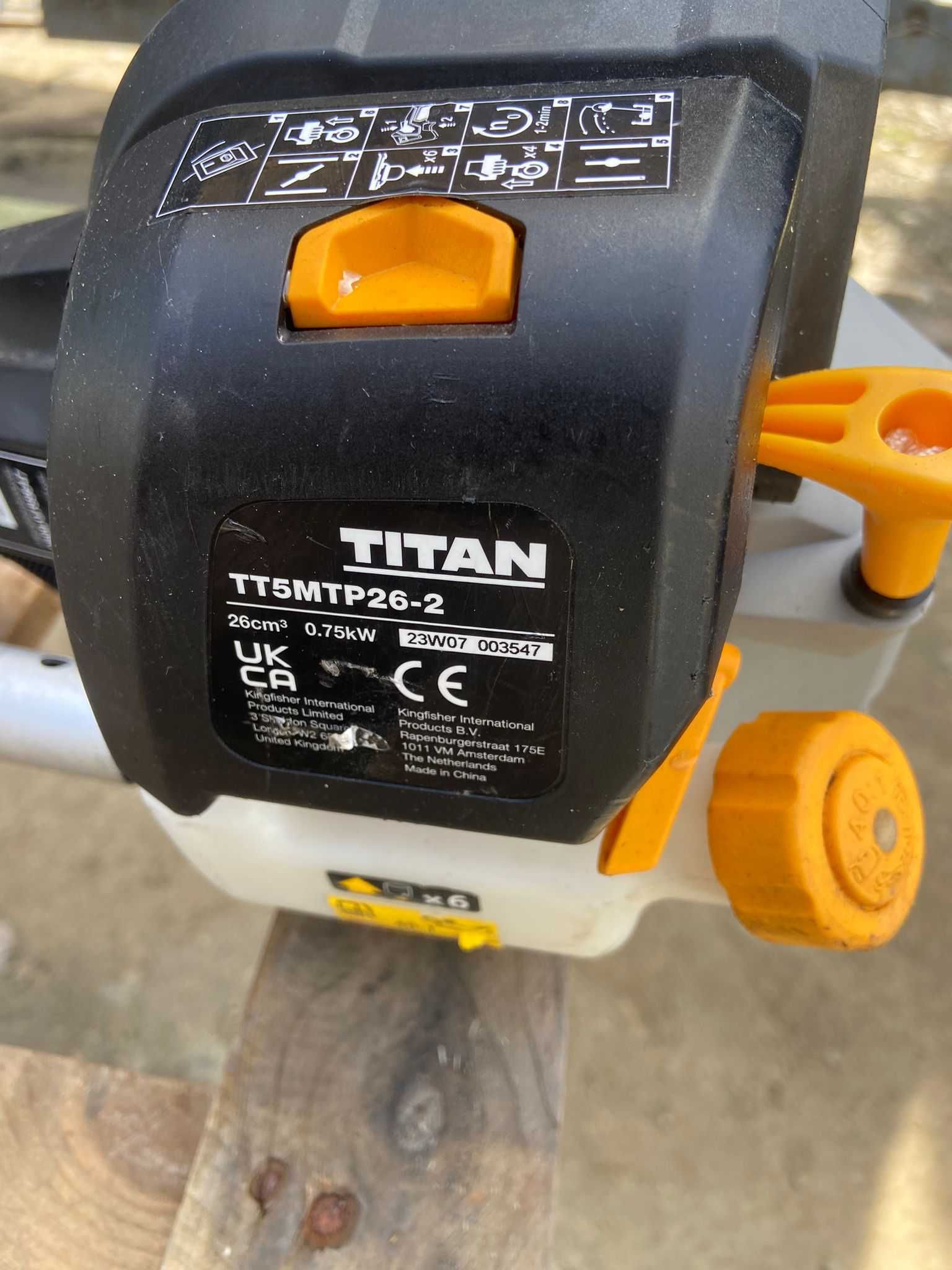 Zestaw 5w1 Podkaszarka Titan TT5MTP26-2 26cc 24A/14