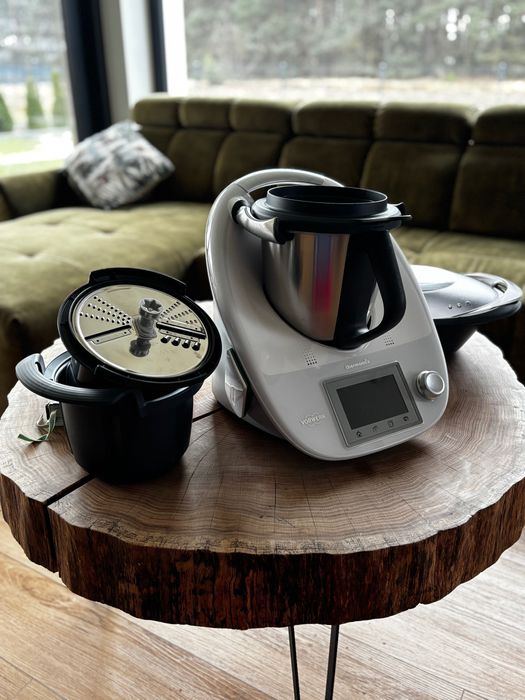 Thermomix TM5 + nakładka krojąca + Cook-Key – stan idealny