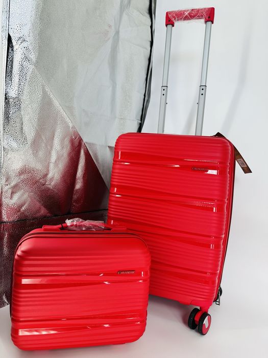 Nowy zestaw walizka i kuferek policarbon/ walizki