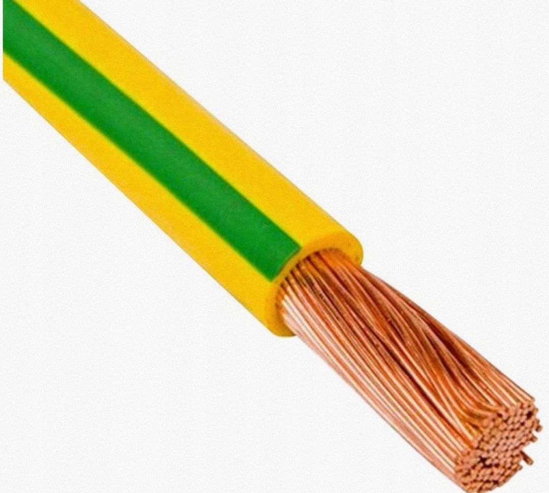 Przewód, Kabel Uziemiający, Żółto-zielony lub Czarny LGY 16mm2