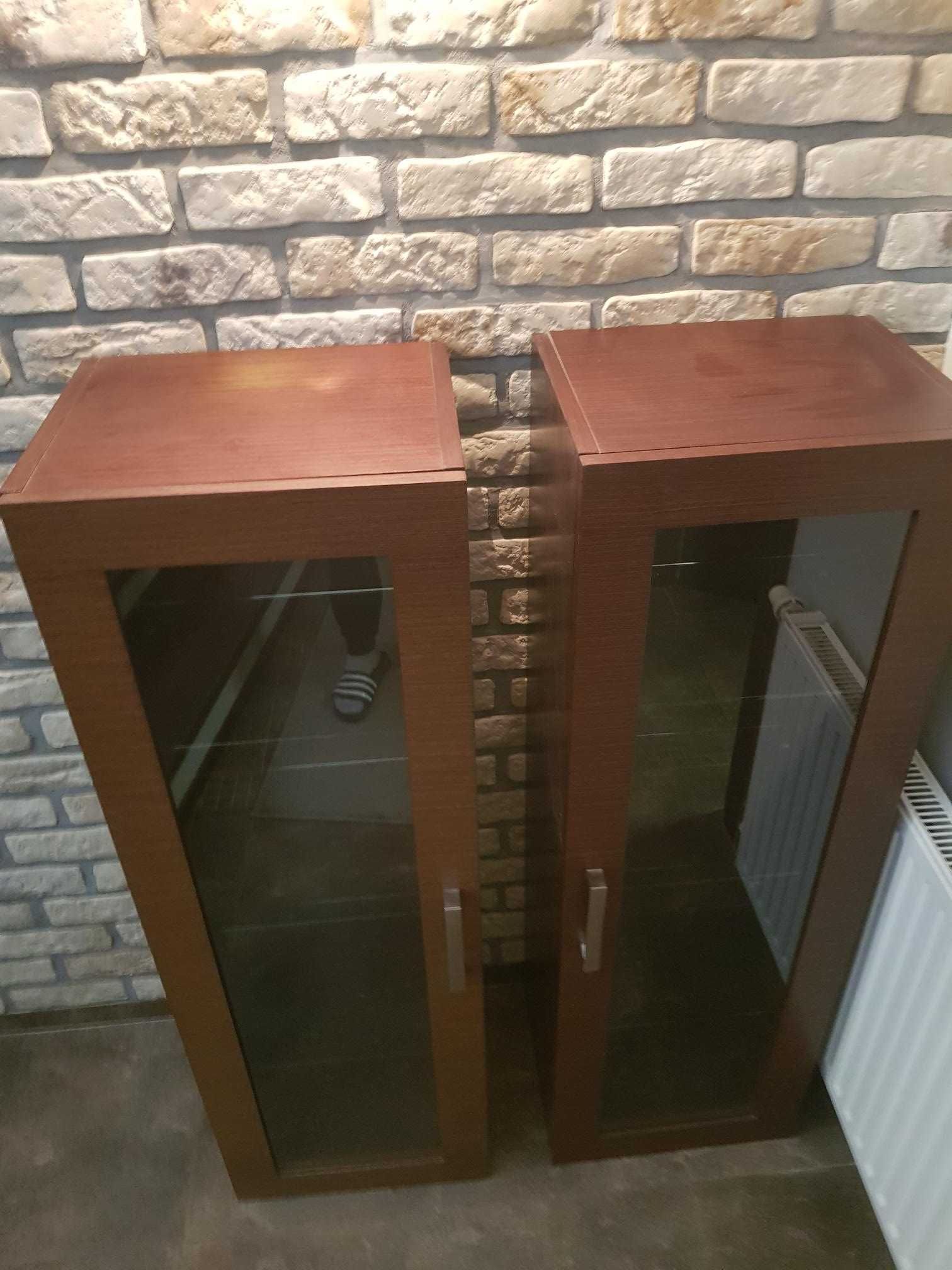 Witryny meblowe wiszące fornir